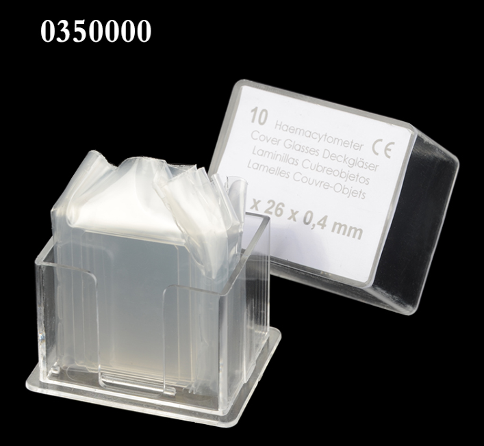 0350000，MARIENFELD 血球計(jì)數(shù)板蓋玻片20X26mm