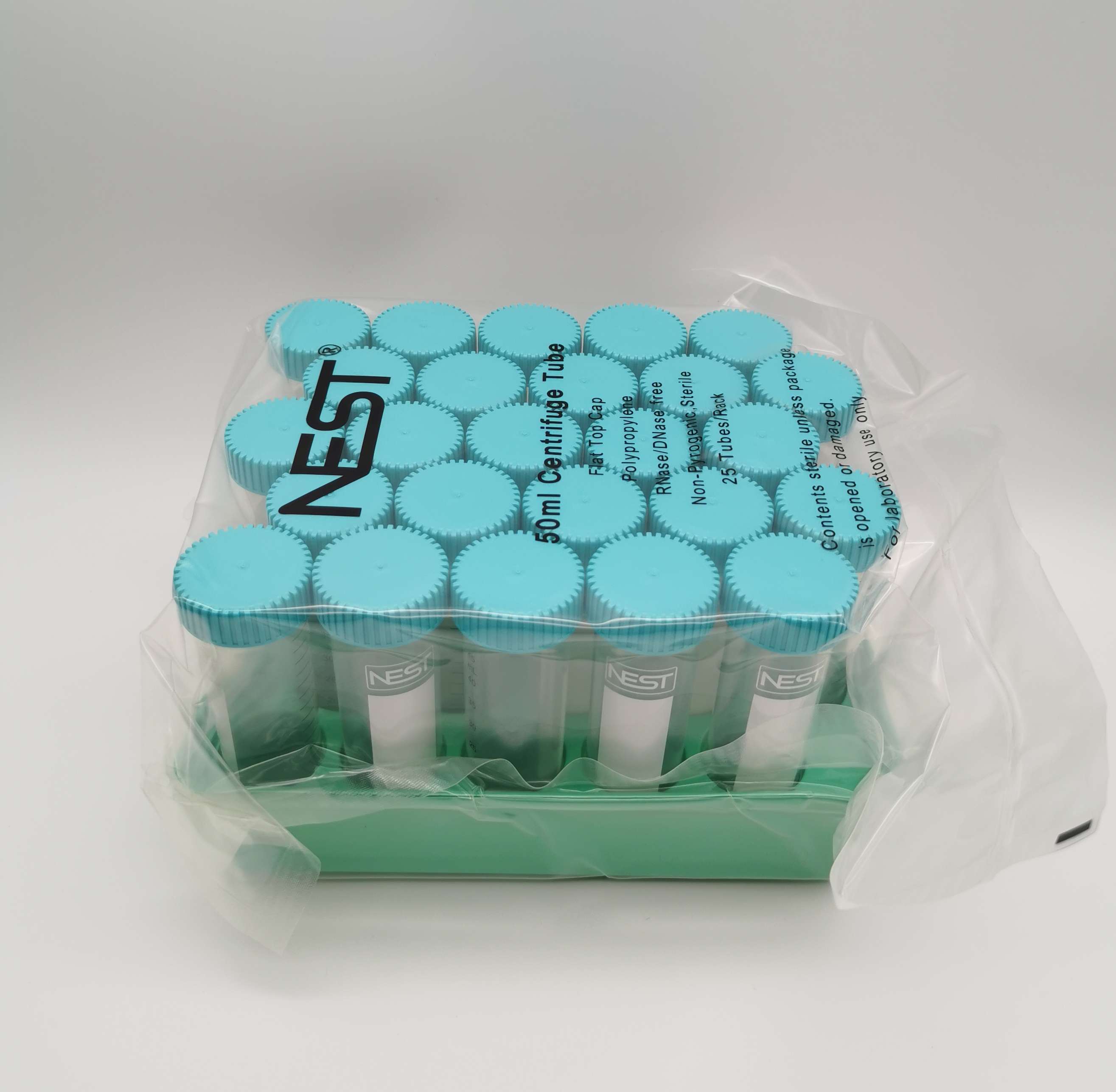 602051，50 mL 離心管，經濟型，吸塑盒裝  